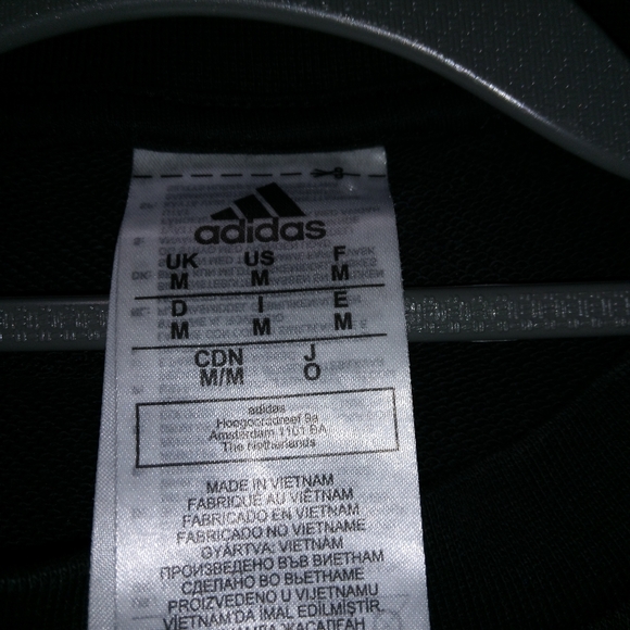Adidas men's size M black sweatshirt - Picture 3 of 4